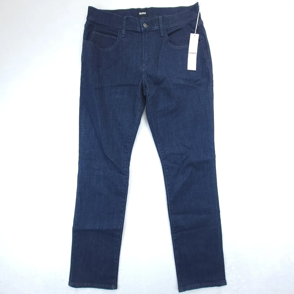 Hudson Blake Mens Slim Jeans Size 33x30 Dark Wash NWT